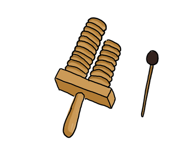 Wooden Agogo